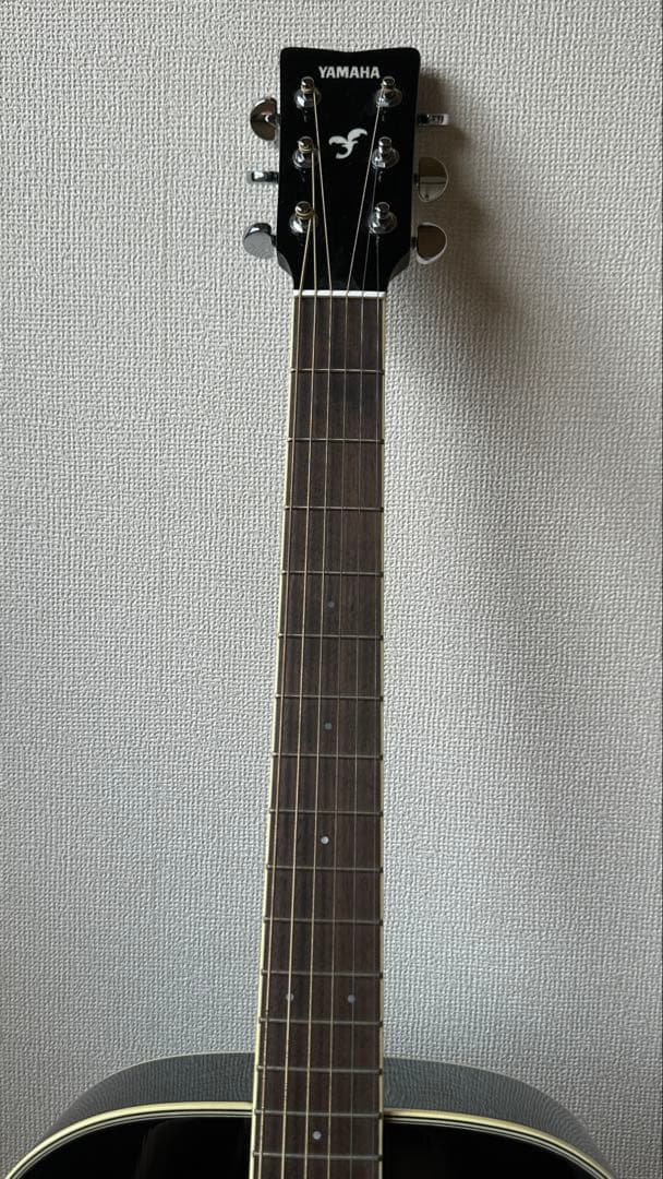 YAMAHA FS820 アコースティックギター ブラック ソフトケース付き