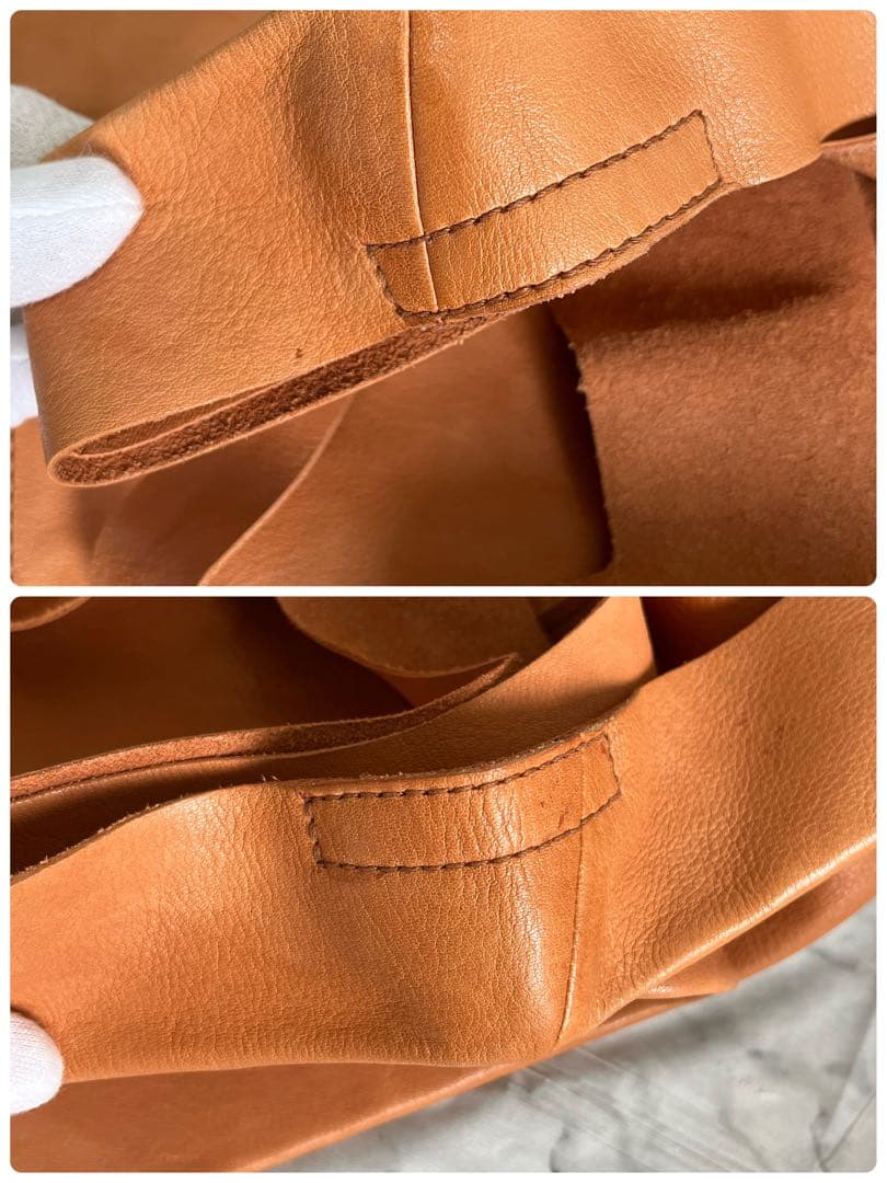 【希少】genten ゲンテン トートバッグ 本革　サステナブルエコバッグ