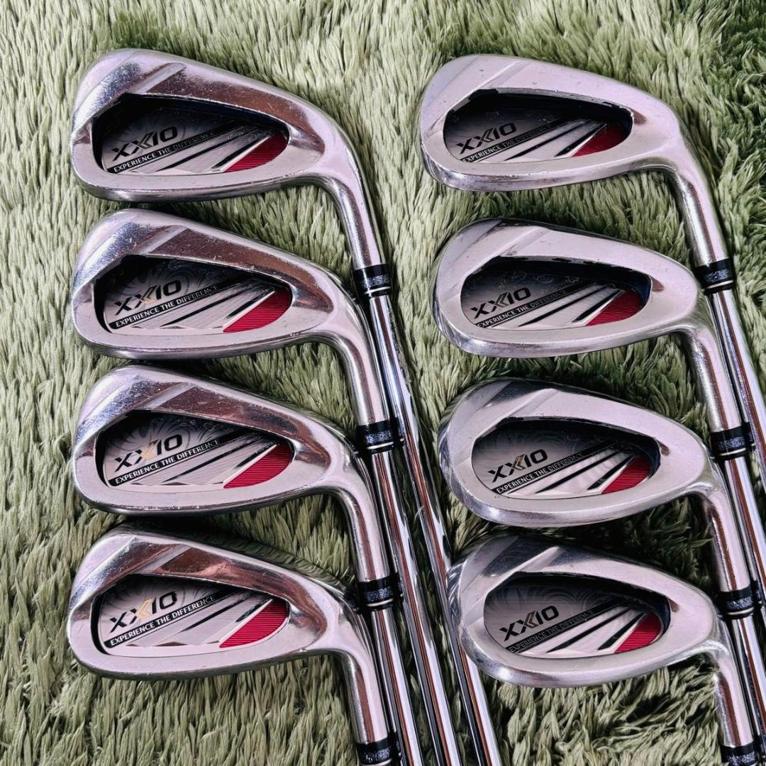 ゼクシオ 11代目 レッド スチールシャフト アイアン8本セット メンズゴルフ