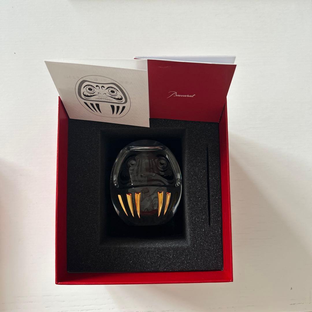 新品未使用! 縁起物Baccarat バカラ ダルマ クリスタル 開運　だるま