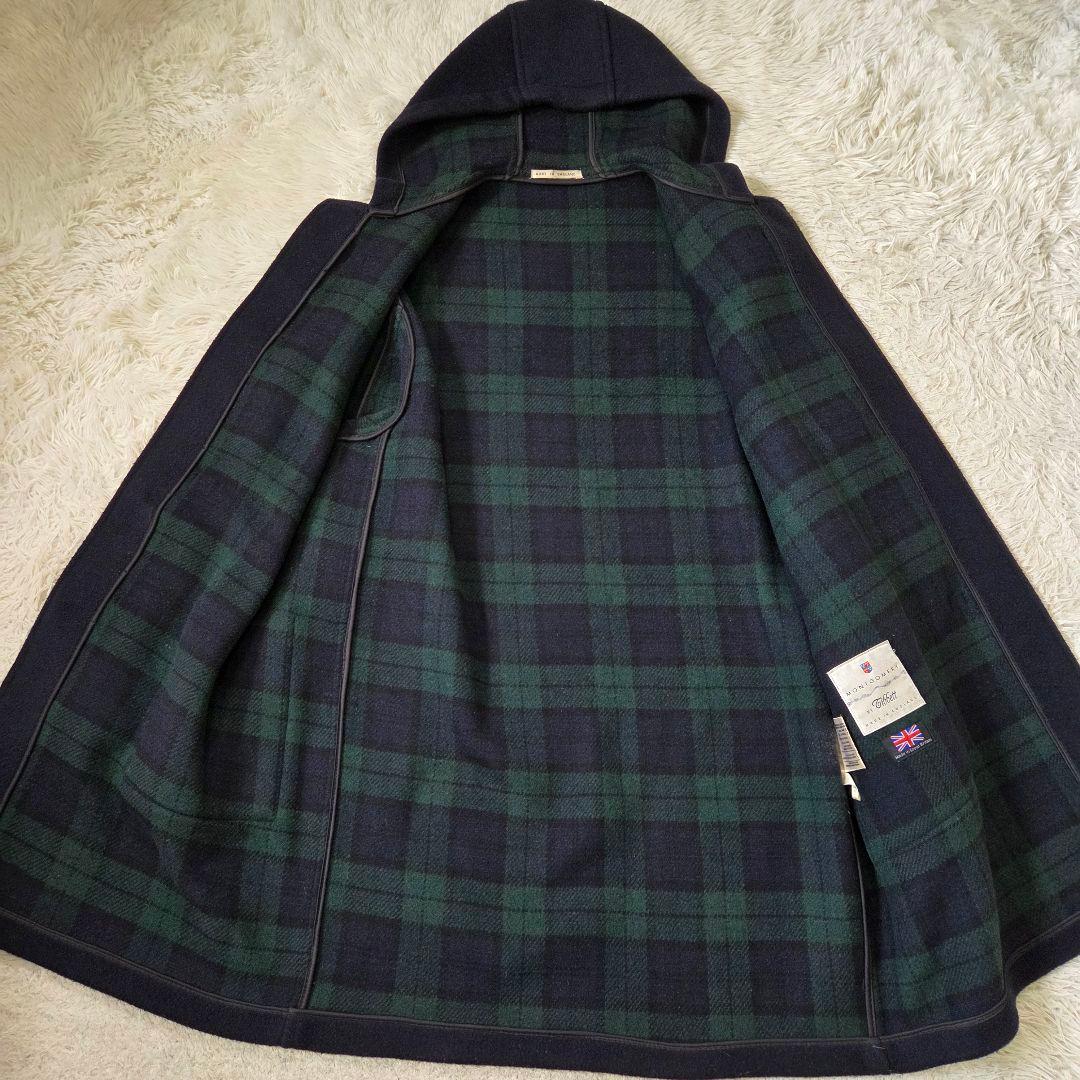 美品 モンゴメリー ダッフルコート チベット サイズ XL 相当 ダークネイビー