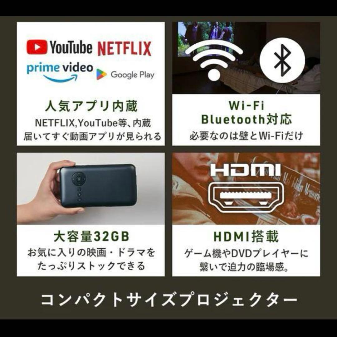 UENO-mono カベーニ ポータブル モバイルプロジェクター　送料無料　即配