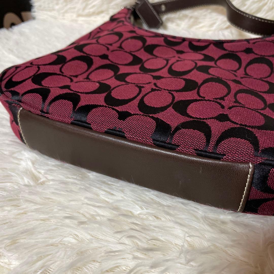 コーチ シグネチャー 柄 ホーボー Y2K ワンショルダー　6045