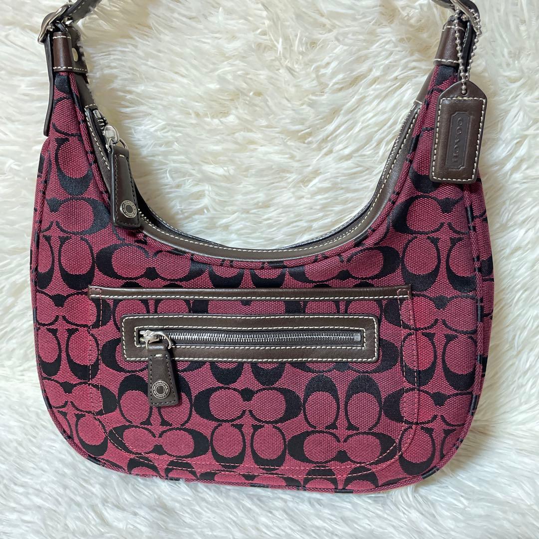 コーチ シグネチャー 柄 ホーボー Y2K ワンショルダー　6045
