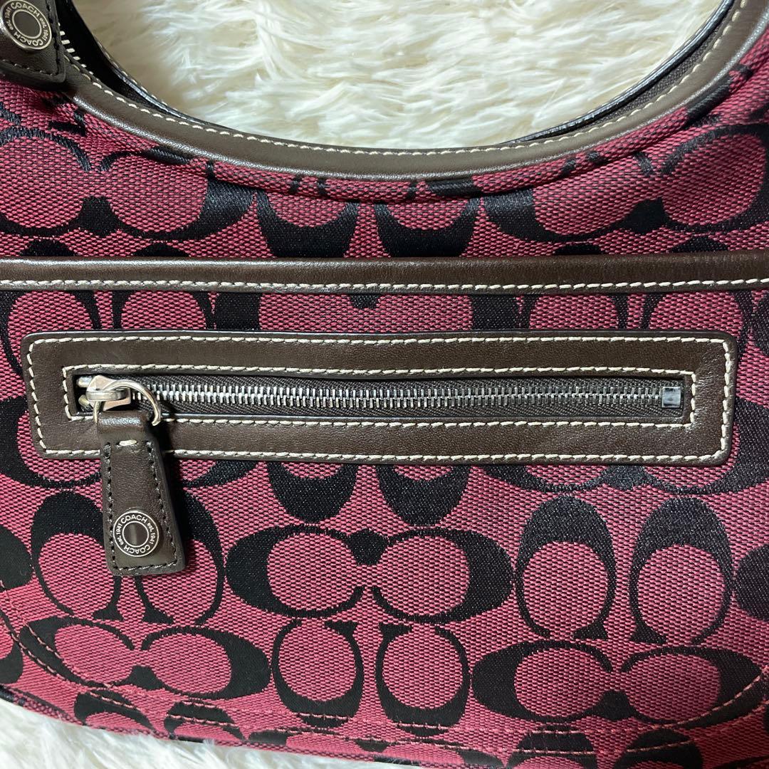 コーチ シグネチャー 柄 ホーボー Y2K ワンショルダー　6045
