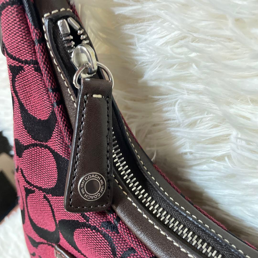 コーチ シグネチャー 柄 ホーボー Y2K ワンショルダー　6045