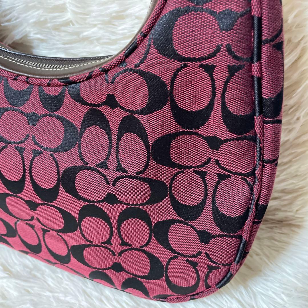 コーチ シグネチャー 柄 ホーボー Y2K ワンショルダー　6045