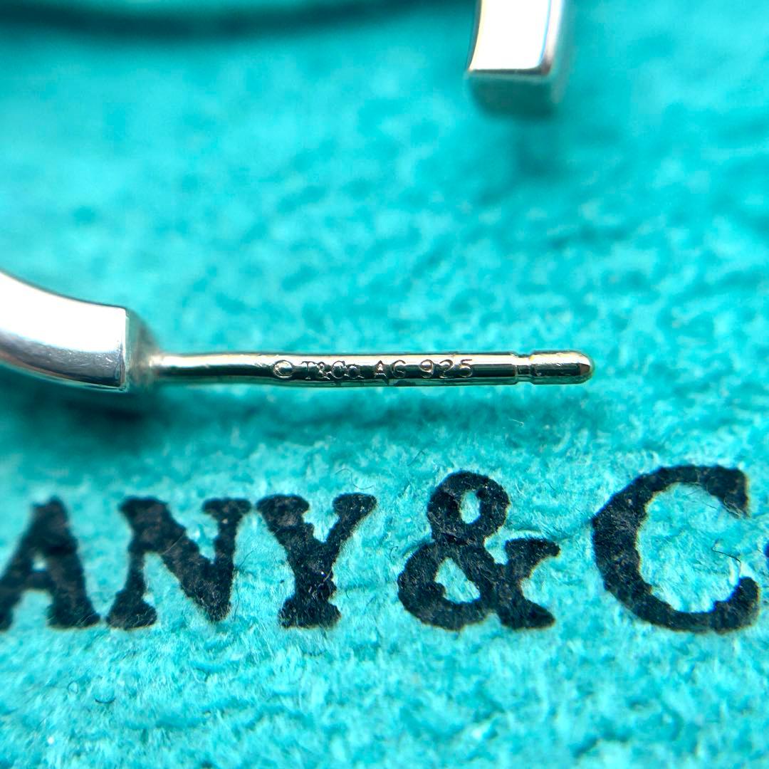 美品　ティファニー　ナロー　1837 フープ　ピアス　シルバー　925 片耳