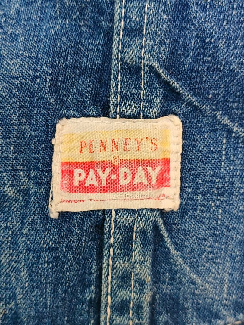 G*M様 PAY-DAY デニムオーバーオール 50's ビンテージデニム