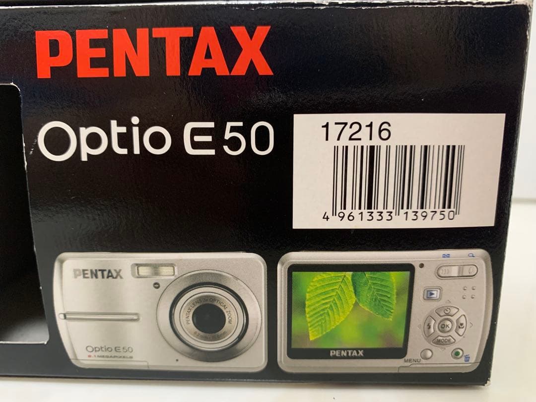 美品 動作確認済PENTAX ペンタックス Optio E50 レトロコンデジ