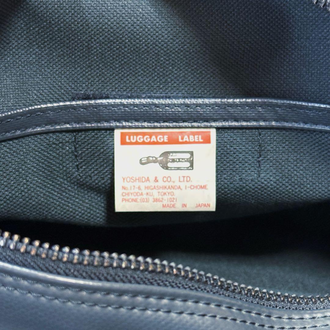 【良品】ラゲッジレーベル ライナー ショルダーバッグ ブラック 赤バッテン