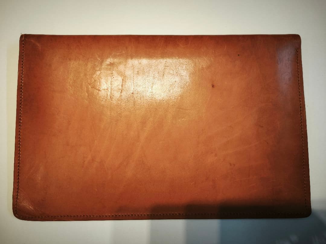 手作りレザー ノートパソコンケース