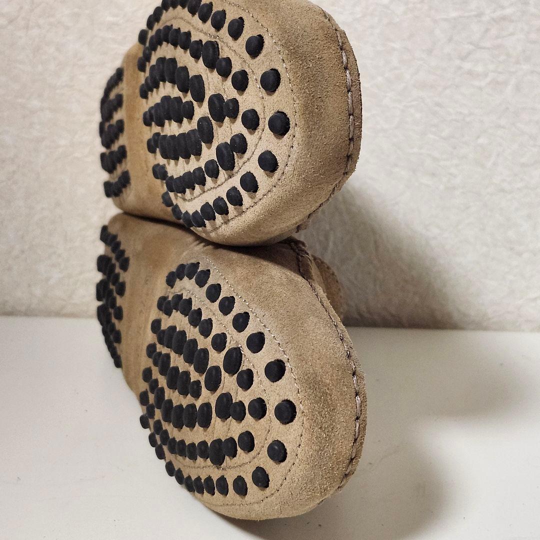 トッズ ドライビングシューズ 37 ベージュ ヌバック ゴンミーニ