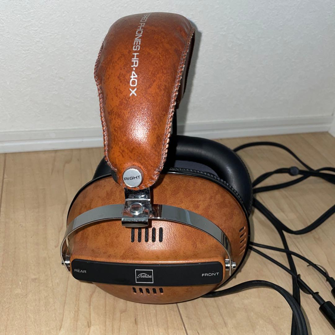 【動作品　希少】TOSHIBA ステレオヘッドホン　HR-40X