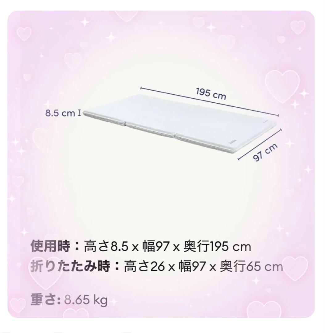 ⑩✨快適快眠✨OASIS シングル 布団 三つ折り コアラ(R) ✨お買得品！