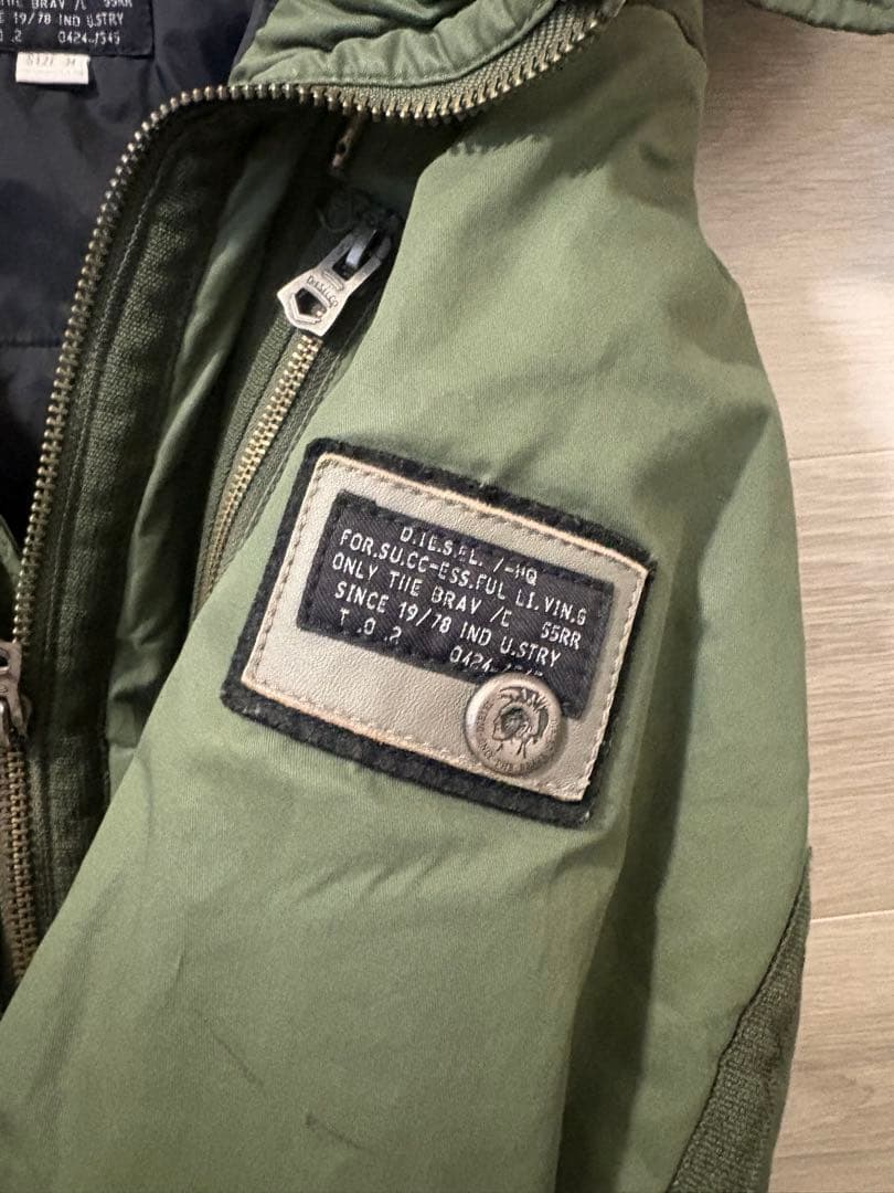 00's archive DIESEL フライトファージャケット y2k