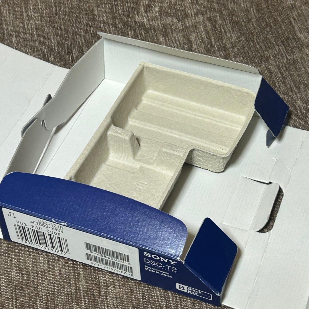 完動美品　箱・付属品付き　SONY DSC-T2 サイバーショット ブラック