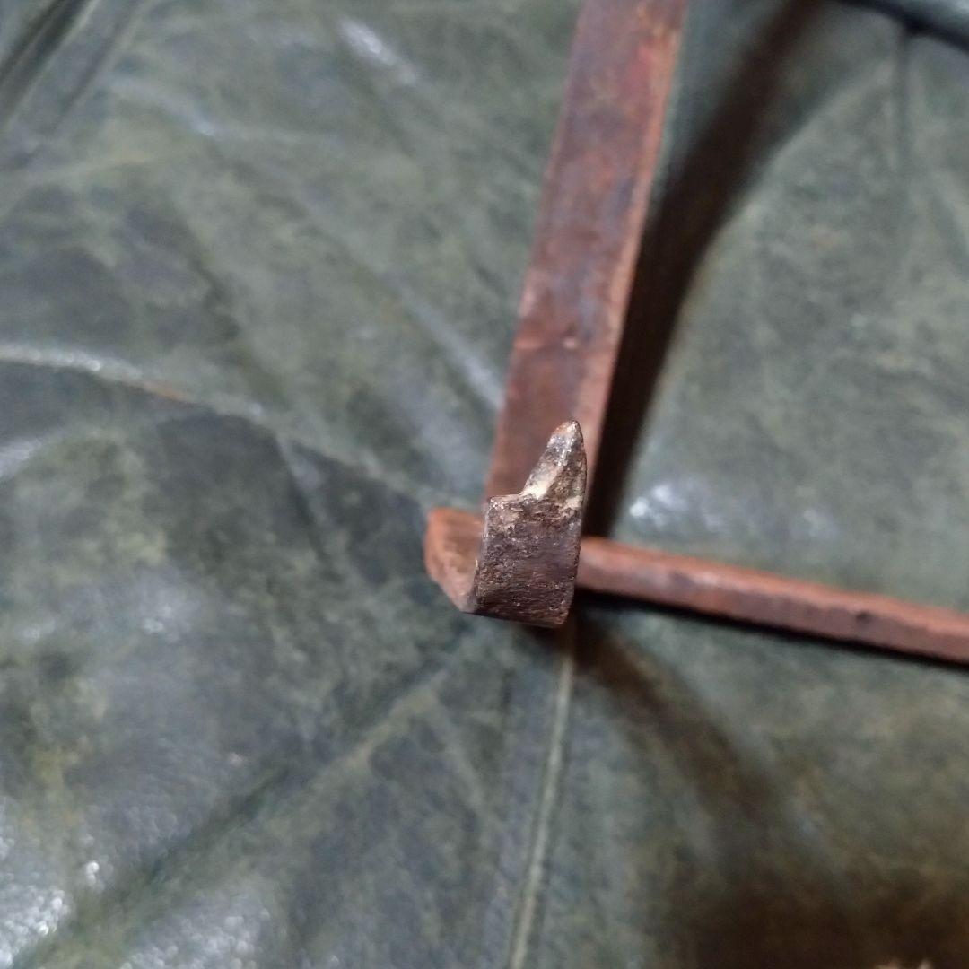 吉原型　五徳　【特大】　長火鉢用　レトロ　鉄