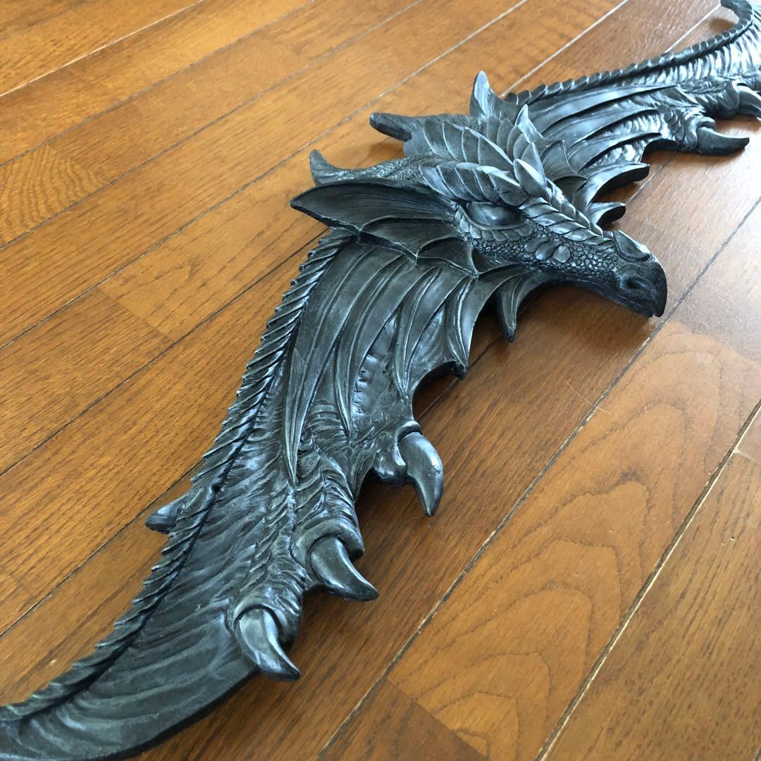 ドラゴン　壁掛け　オブジェ　大型　インテリア　龍　店舗装飾
