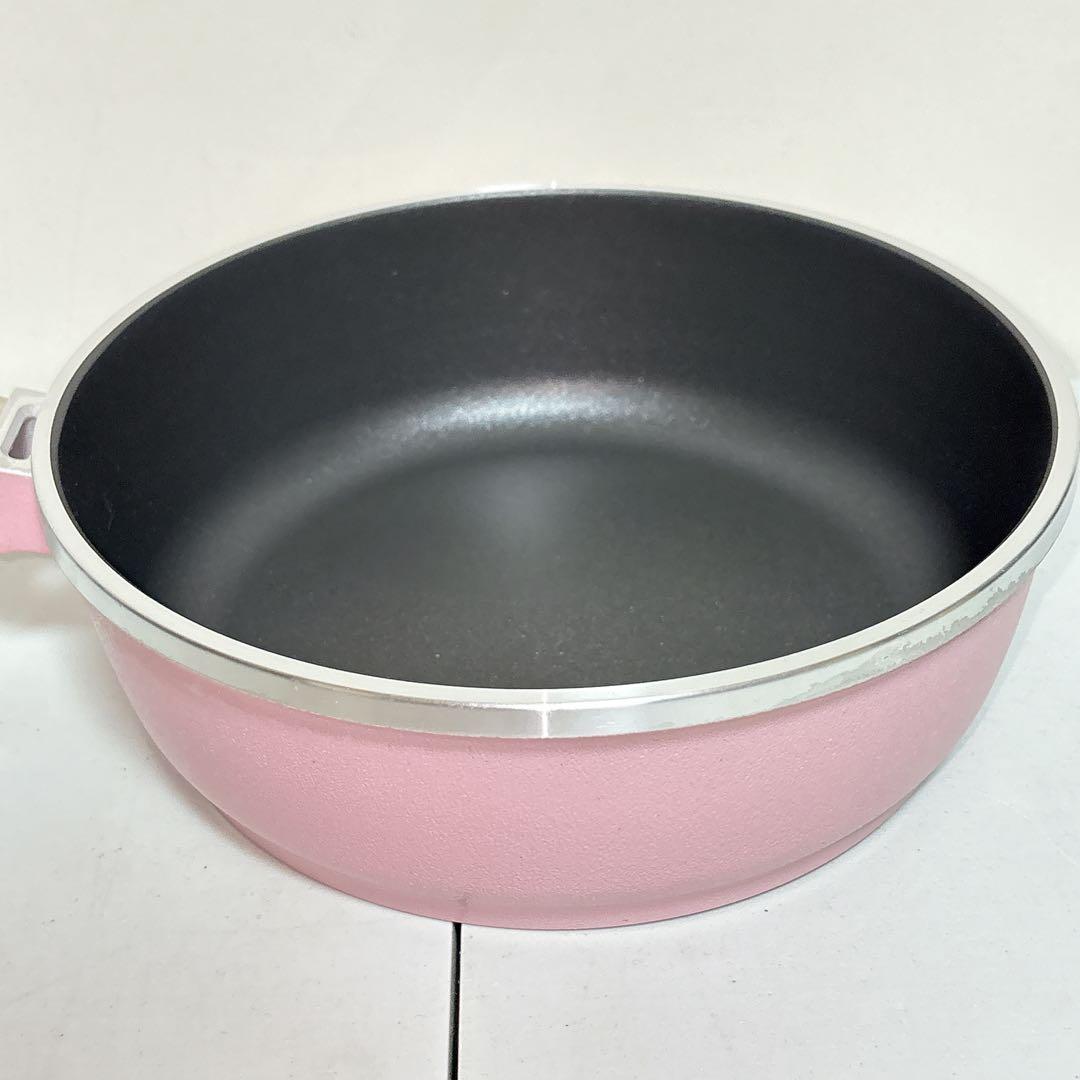【未使用】アサヒ軽金属 オールパン ピンク 22cm