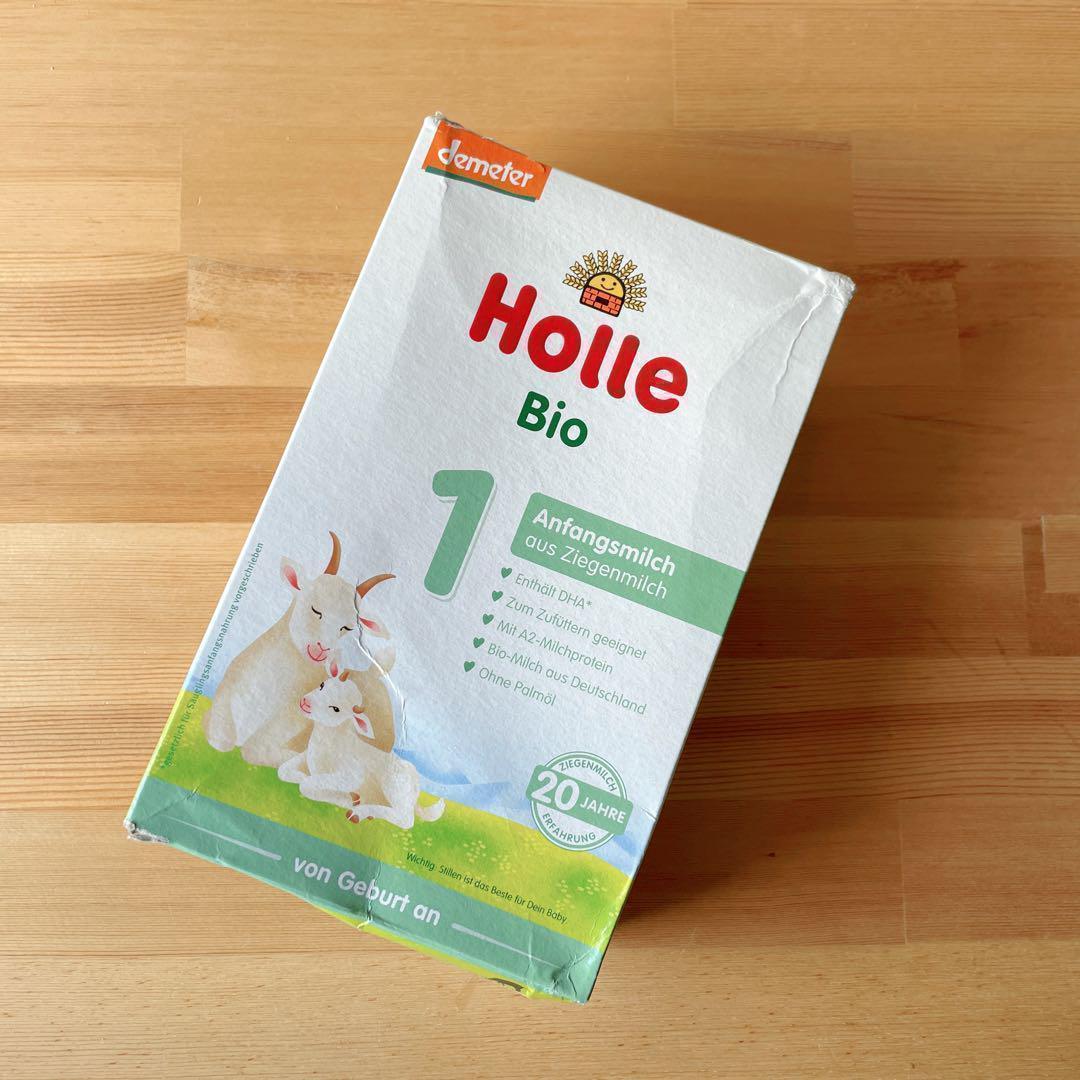箱凹みありセール⭐Holle やぎ粉ミルク ステップ1(新生児～)400g×2