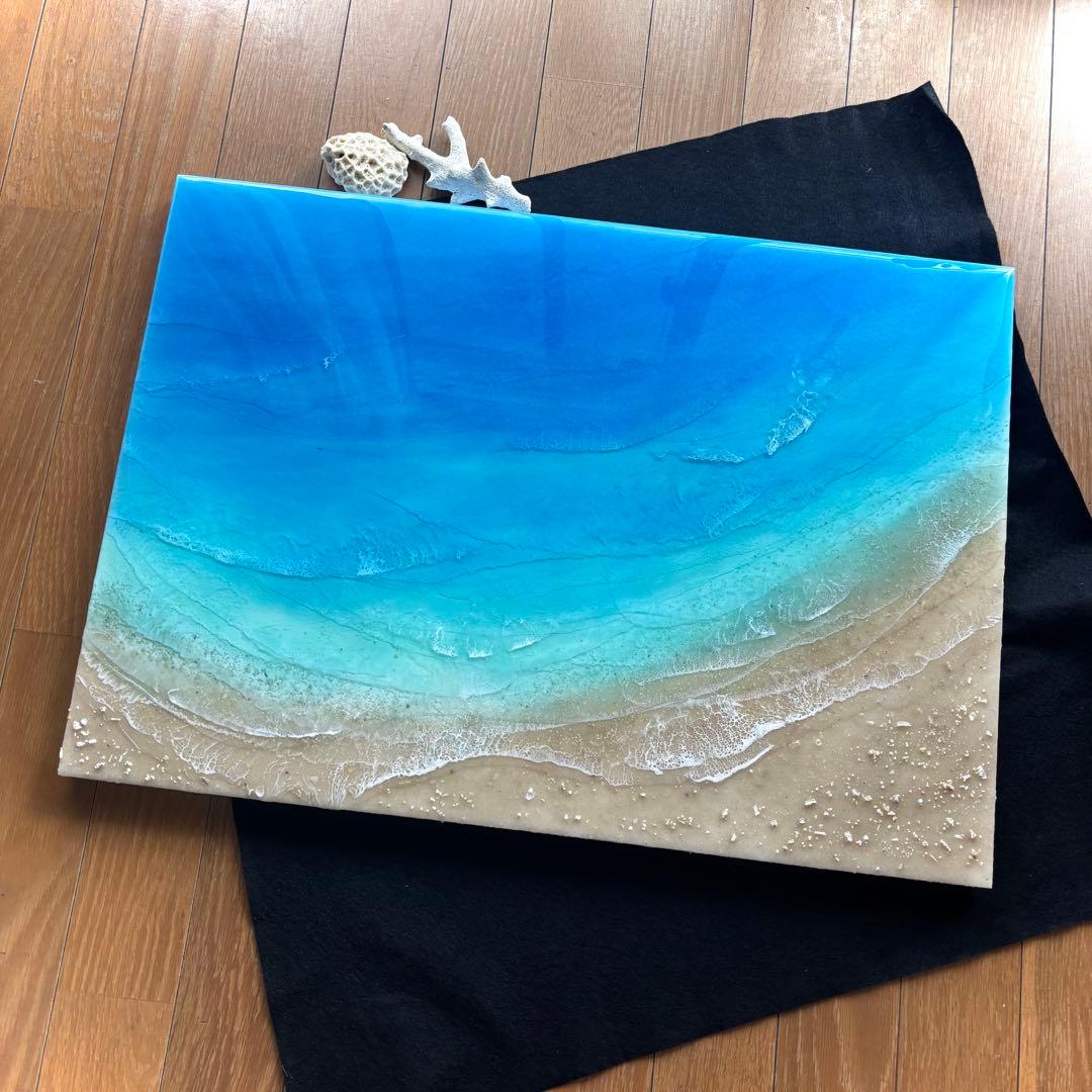 りく様オーダー オーシャンレジンアート