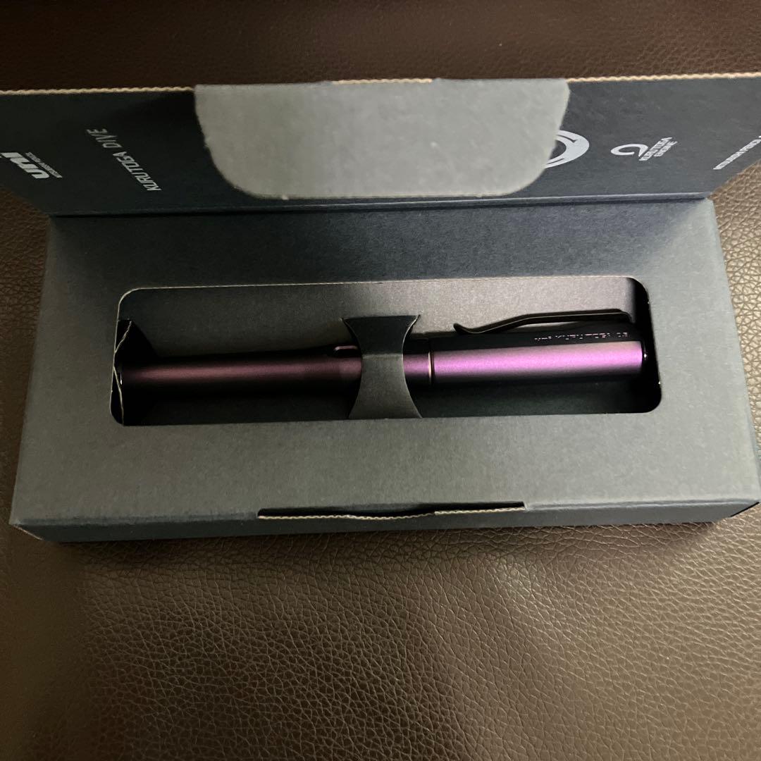 KURU TOGA DIVE パープル シャープペンシル本体　箱付き　値下げ可