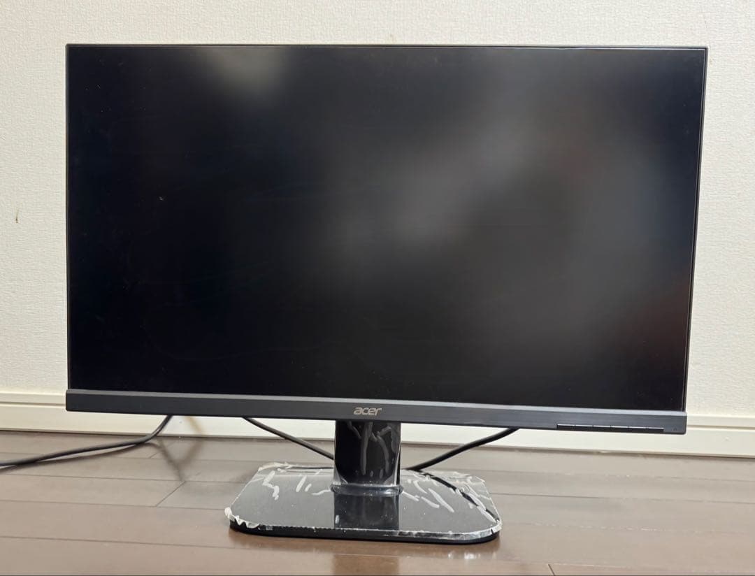【美品】Acer 27型ワイド4K対応液晶モニターKA270HKbmjdppx