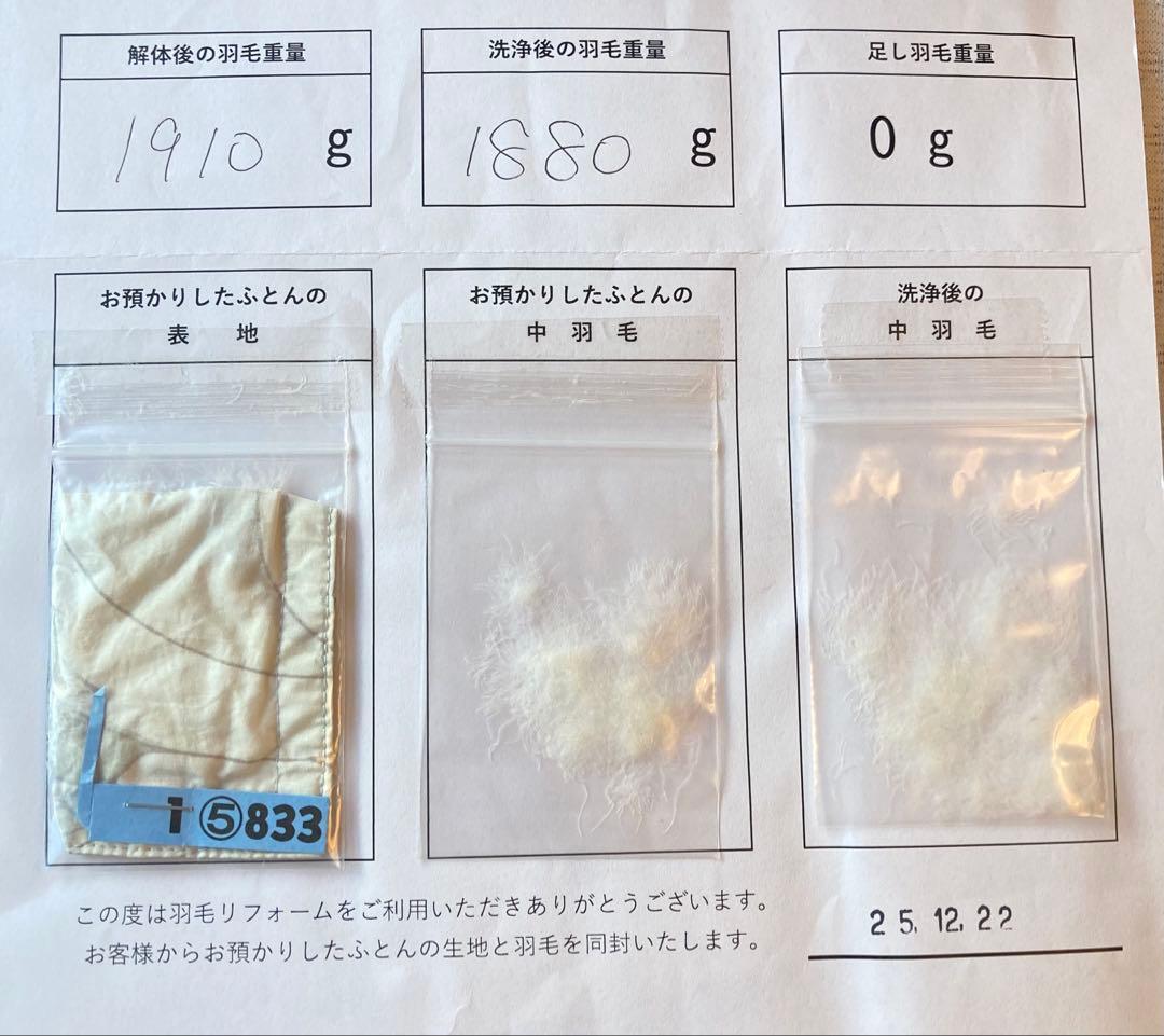 【最強寒波対策 大判】昭和西川 高級羽毛布団 ダブルホワイトグース95%綿100