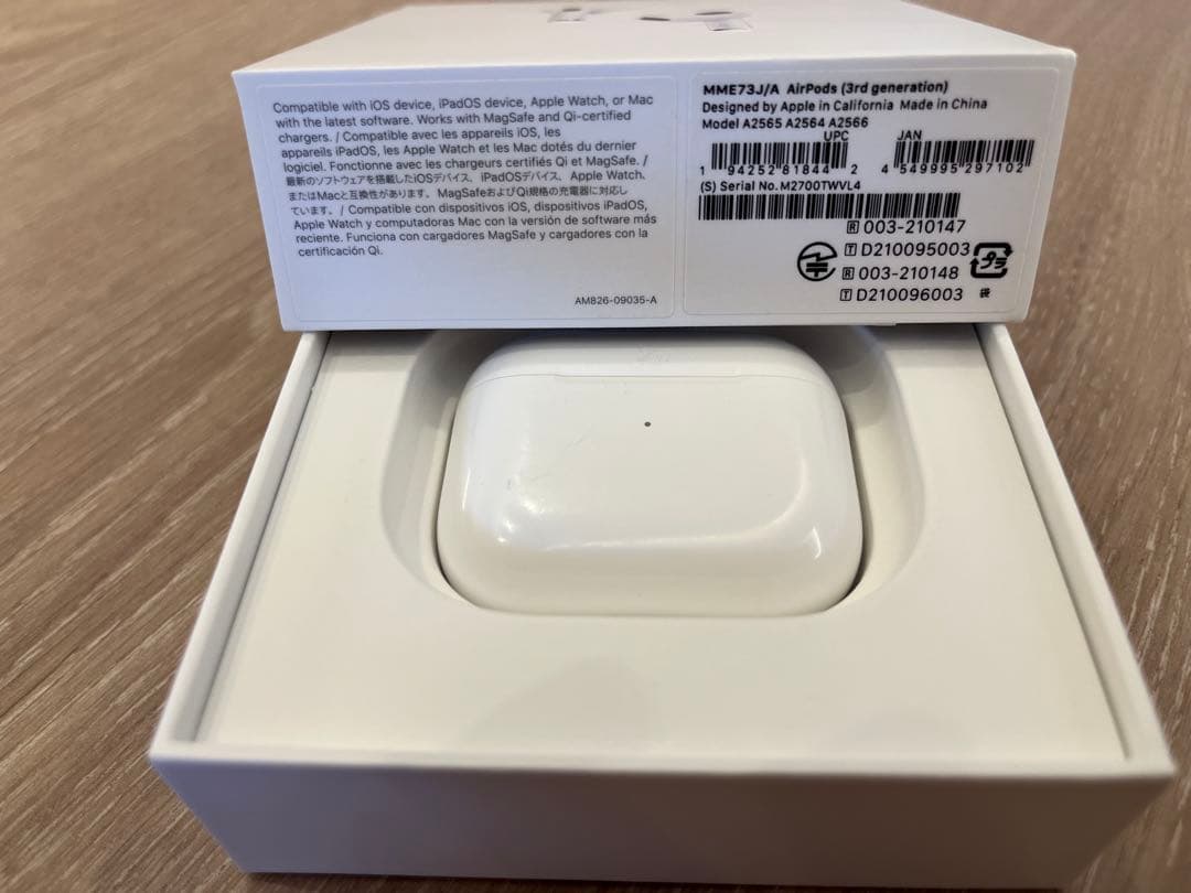 AirPods 第3世代　左耳通電不可