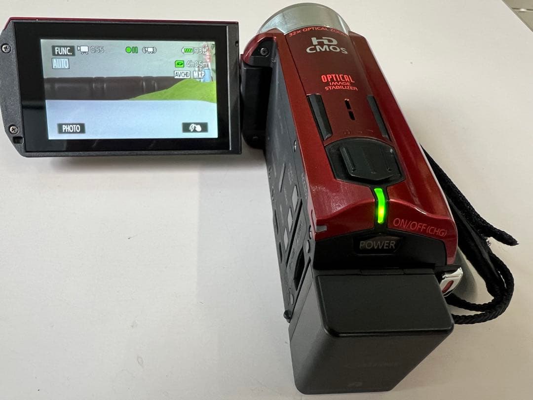Canon IVIS HF R32 レッド バッテリー2個付き( 動作確認済)