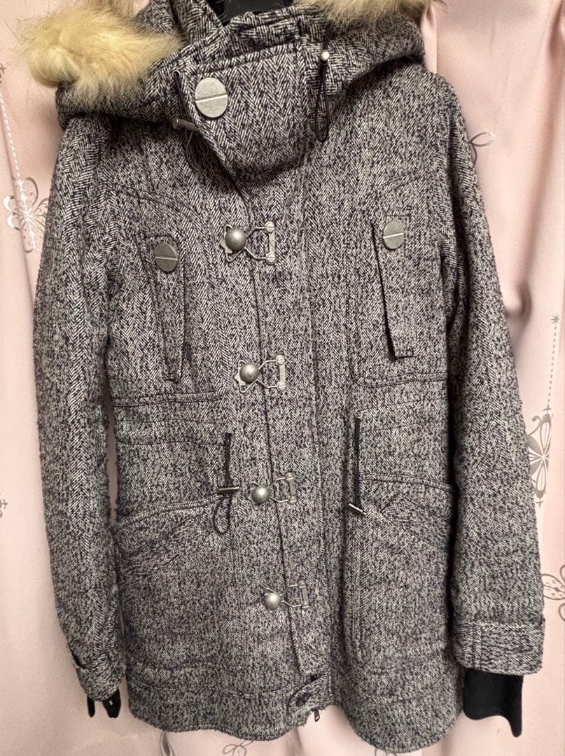 SLY N-3B ミリタリー モッズコート サイズ1 ツイード y2k