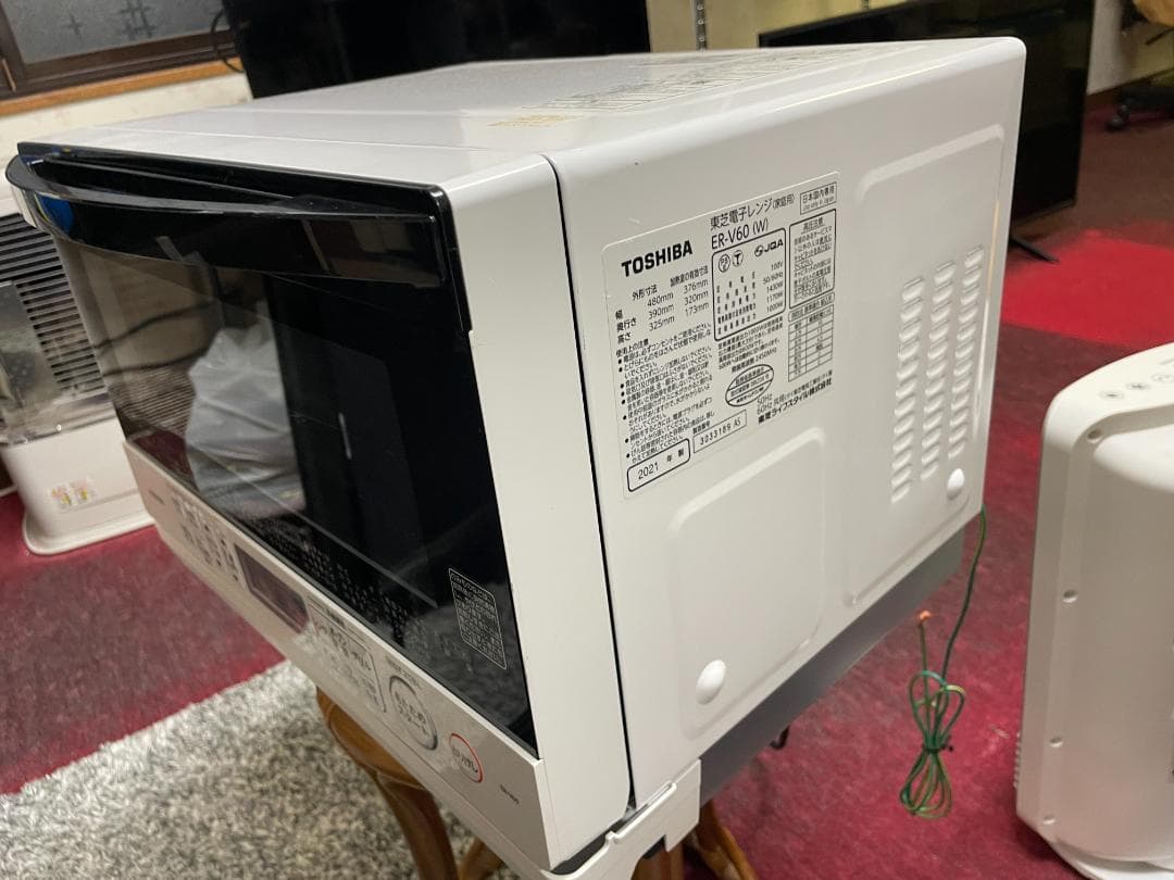 TOSHIBA スチームオーブンレンジ・ER-V60E－ｗ 2021年製