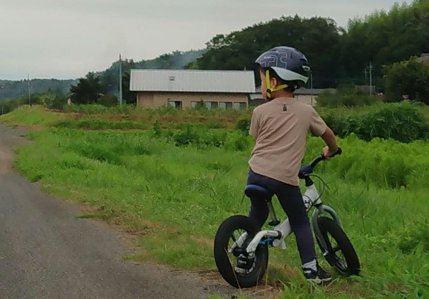 Husqvarna トレーニングバイク　ストライダー　ヘルメット、プロテクター付