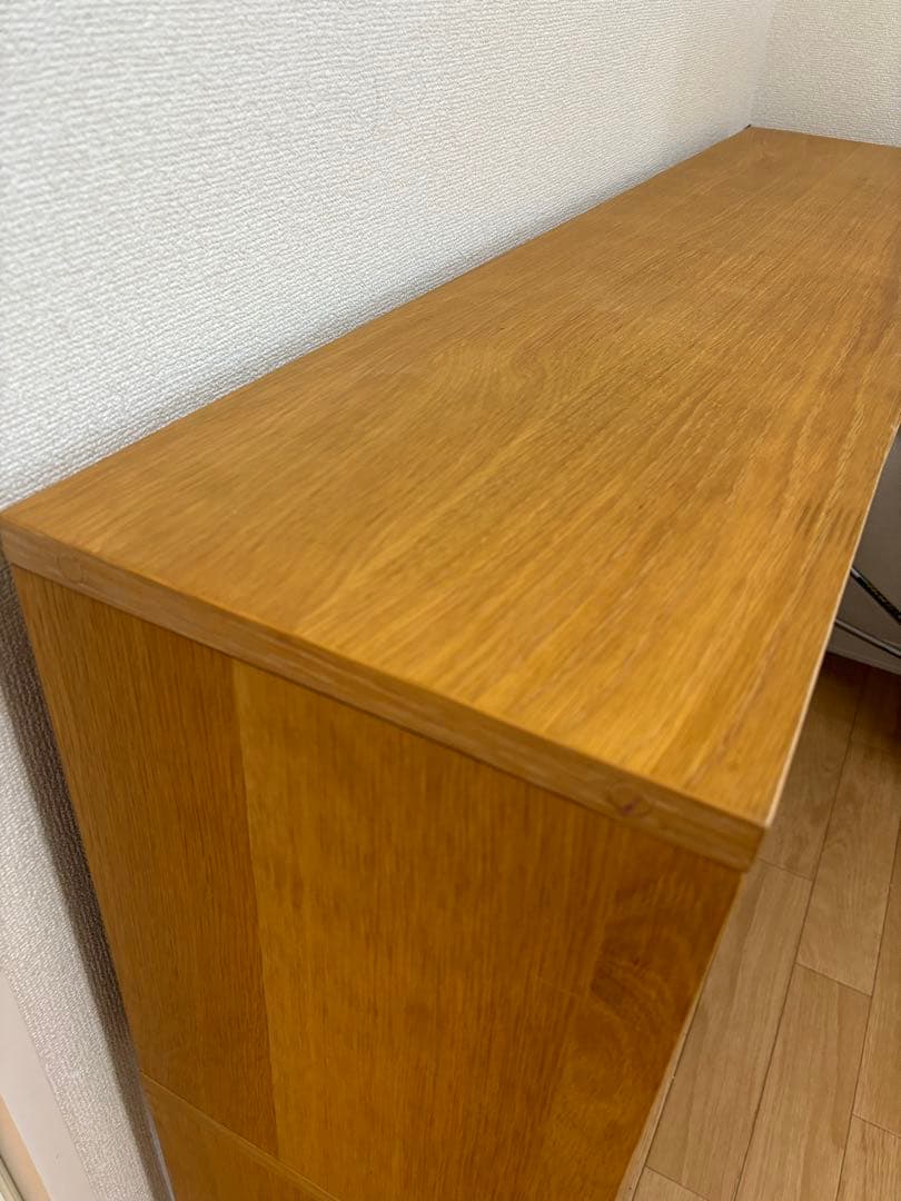無印良品　スタッキングシェルフ　3段2列　引き出し付