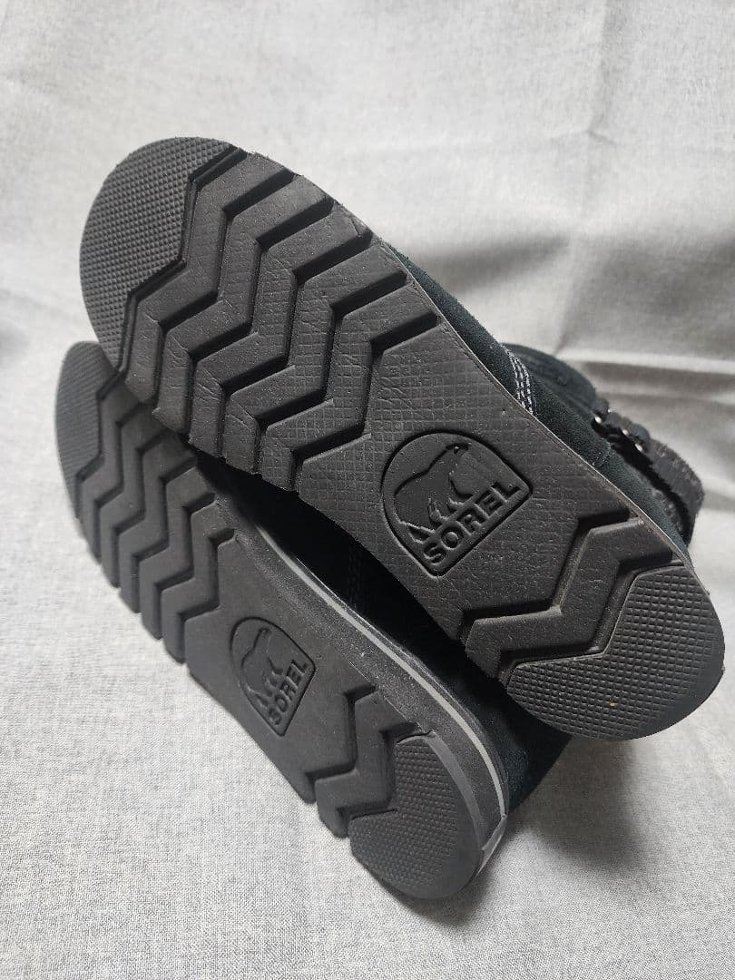 25cm【美品】SOREL ソレル ライリー スノーブーツ ブラック