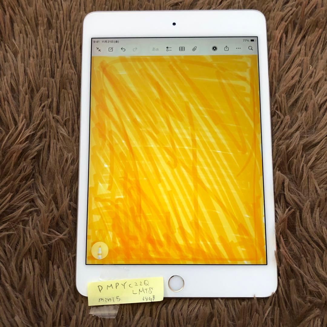 【完動品】iPad mini5 64GB SIMフリー 【すぐ発送】