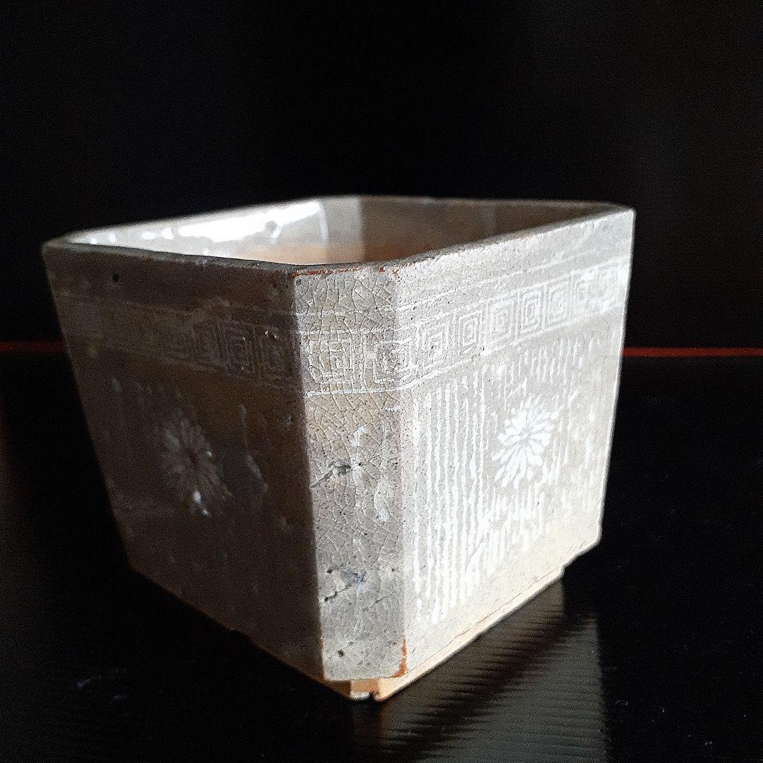 江戸時代象嵌三島手香炉