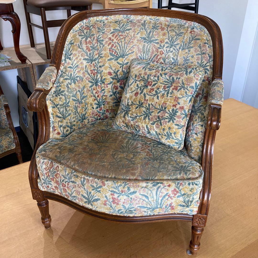 アームチェア　1人掛け　ソファ　② used品