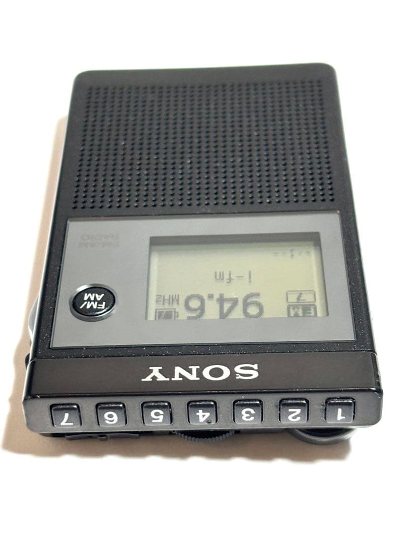 SONY ポケットラジオ SRF-R356 動作品②