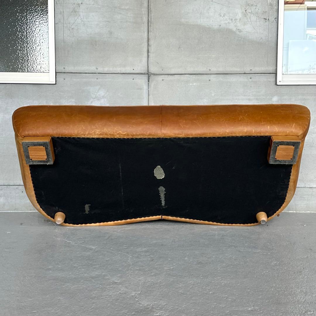 CRASH GATE オピウムソファー オイルレザー 2.5人掛け オゾン脱臭済