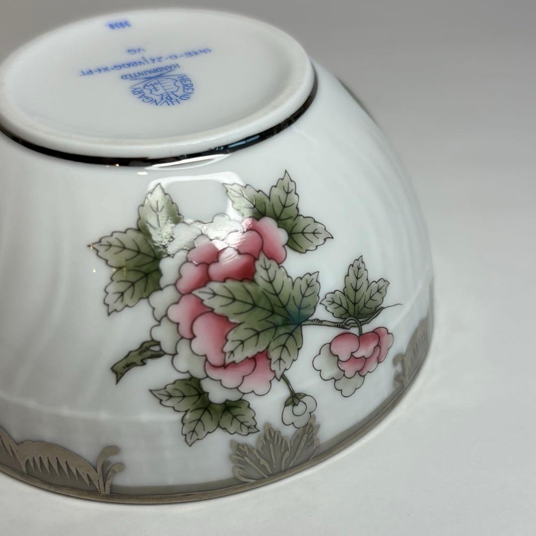 HEREND ヘレンド　ヴィクトリアプラチナ　マンダリンボンボン　小物入れ