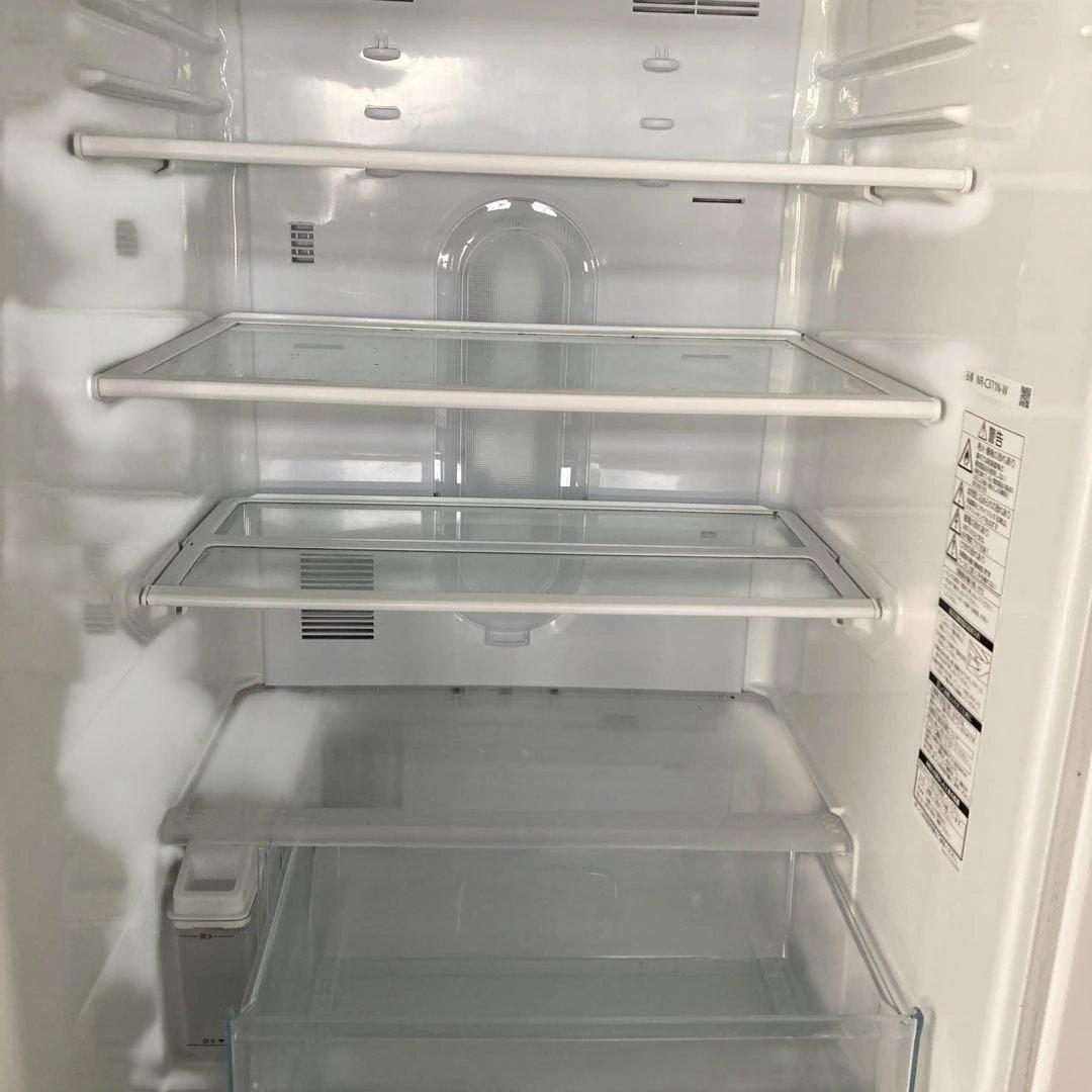 パナソニック 冷蔵庫 NR-C371N-N ホワイト　2020年製　右開き