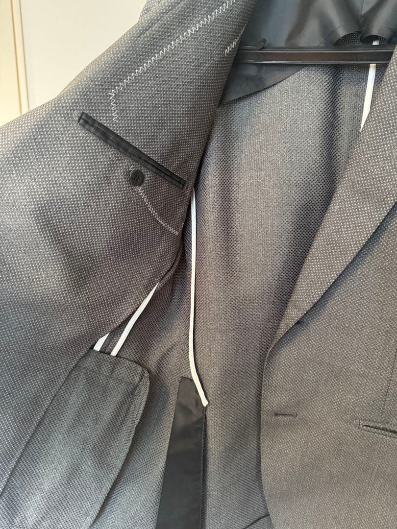 マッキントッシュ　フィロソフィーTROTTIER グレー 柄　スーツ