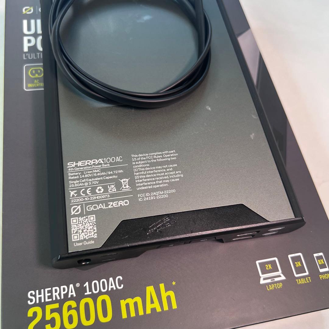 スマホアクセサリー GOAL ZERO Sherpa 100 AC Power Bank 4th