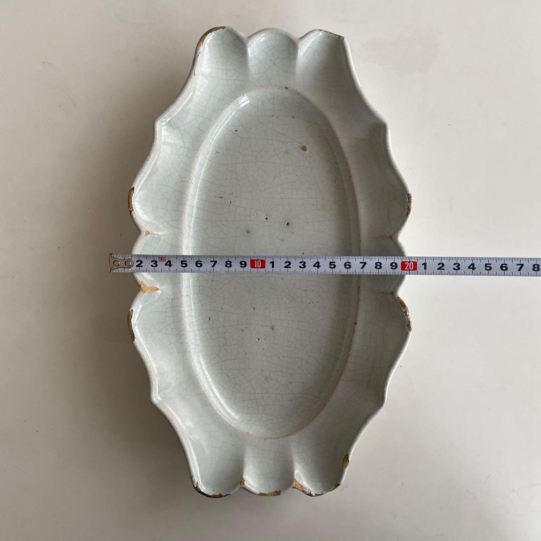 【アンティーク】ムスティエ花リムプレート