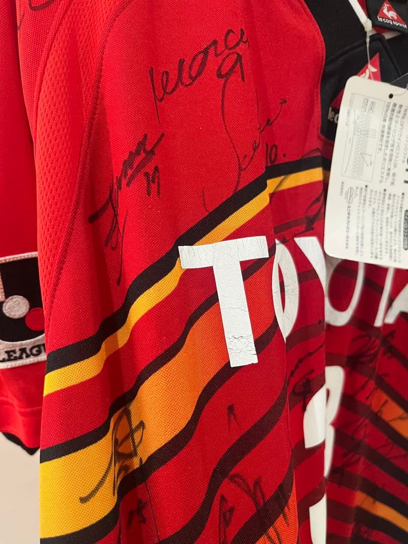 サッカー　マルチ直筆サイン入り 名古屋グランパス　ヴィンテージ ユニフォーム