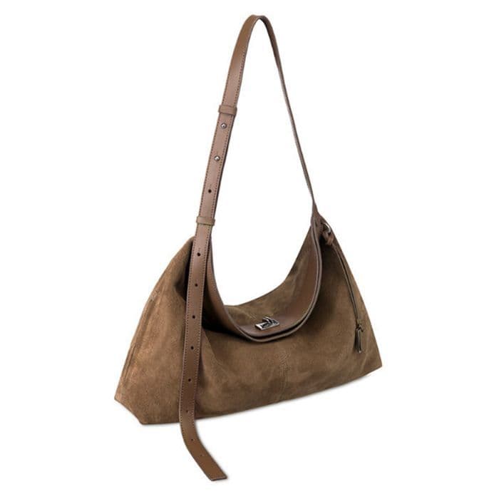 JOY GRYSON Seli Shoulder Bag Suede 牛革