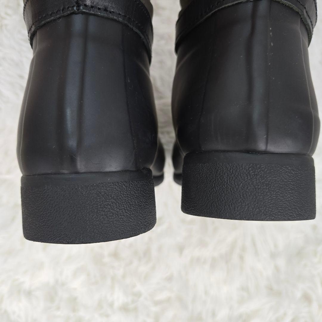 【美品】HUNTER ハンター スノーキルティングブーツ ナイロン 23cm