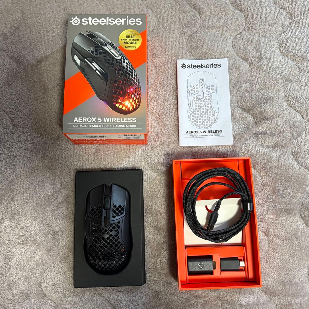 マウス・トラックボール steel series AEROX 5 WIRELESS